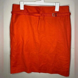 Rafaella belted orange skirt | size 12